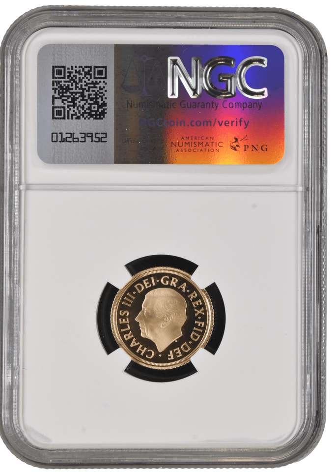 2024 GOLD PROOF HALF SOVEREIGN NGC PF 70 - NGC GOLD HALF SOVEREIGN - Cambridgeshire Coins