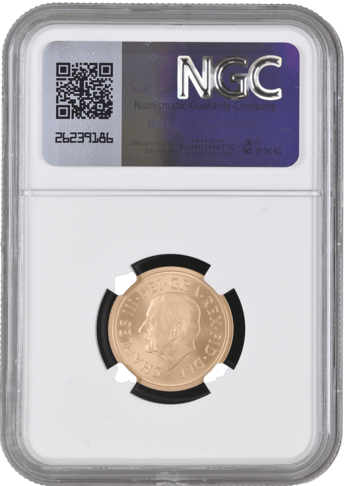 2024 GOLD PROOF SOVEREIGN D-DAY 80TH ANNIVERSARY NGC MS 70 - NGC GOLD SOVEREIGN - Cambridgeshire Coins