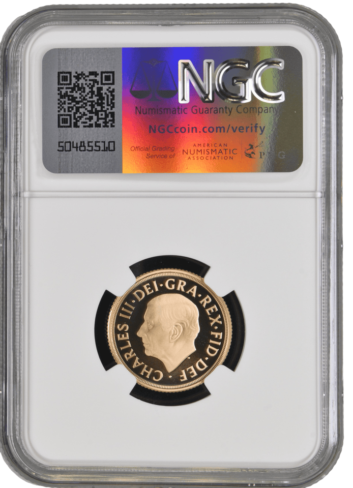 2024 GOLD PROOF SOVEREIGN NGC PF 70 - NGC GOLD SOVEREIGN - Cambridgeshire Coins