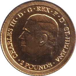 2024 GOLD PROOF TWO POUND ST HELENA - GOLD WORLD COINS - Cambridgeshire Coins