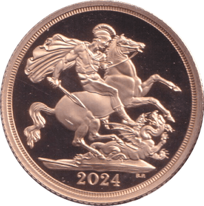 2024 GOLD SOVEREIGN ( PROOF ) - SOVEREIGN - Cambridgeshire Coins
