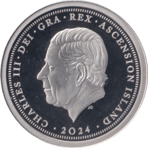 2024 PLATINUM PROOF D DAY SOVEREIGN ASCENSION ISLANDS - Platinum Coins - Cambridgeshire Coins