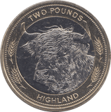 2024 £2 HIGHLAND COW ( BU ) - £2 BU - Cambridgeshire Coins