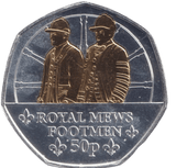 2024 ROYAL MEWS FOOTMEN 50P ISLE OF MAN - 50P REGIONAL ISSUES - Cambridgeshire Coins