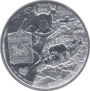 2024 SILVER 1OZ 1000 FRANCS ROBIN HOOD ( BU ) - SILVER WORLD COINS - Cambridgeshire Coins