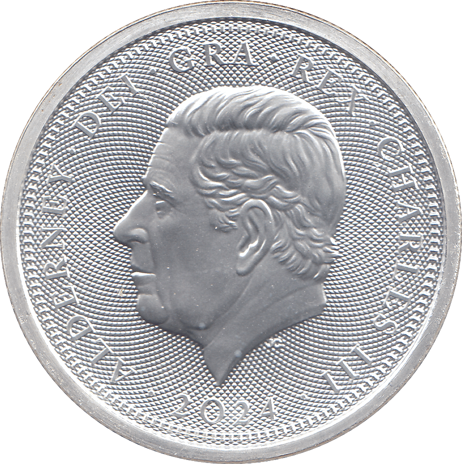 2024 SILVER 1OZ D - DAY 80TH ANNIVERSARY ALDERNEY ( BU ) - SILVER WORLD COINS - Cambridgeshire Coins