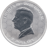 2024 SILVER 1OZ FIVE DOLLARS EQUILIBRIUM TOKELAU ( BU ) - SILVER WORLD COINS - Cambridgeshire Coins