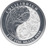 2024 SILVER 1OZ FIVE DOLLARS EQUILIBRIUM TOKELAU ( BU ) - SILVER WORLD COINS - Cambridgeshire Coins