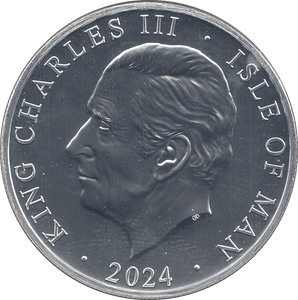 2024 SILVER 1OZ ONE NOBLE ISLE OF MAN ( BU ) - SILVER WORLD COINS - Cambridgeshire Coins