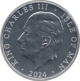 2024 SILVER 1OZ ONE NOBLE ISLE OF MAN ( BU ) - SILVER WORLD COINS - Cambridgeshire Coins