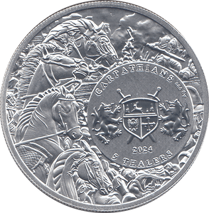 2024 SILVER 1OZ RED HORSE OF THE APOCALYPSE ( BU ) - SILVER WORLD COINS - Cambridgeshire Coins