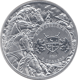 2024 SILVER 1OZ RED HORSE OF THE APOCALYPSE ( BU ) - SILVER WORLD COINS - Cambridgeshire Coins