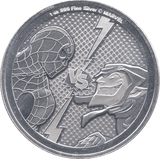 2024 SILVER 1oz SPIDERMAN VS GREEN GOBLIN TWO DOLLARS NIUE - SILVER WORLD COINS - Cambridgeshire Coins