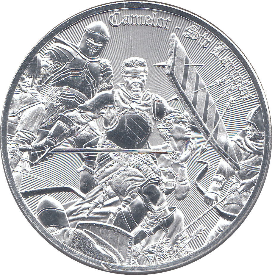 2024 SILVER 1OZ TWO DOLLARS CAMELOT SIR LANCELOT NIUE ( BU ) - SILVER WORLD COINS - Cambridgeshire Coins