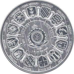 2024 SILVER 1OZ TWO DOLLARS CAMELOT SIR LANCELOT NIUE ( BU ) - SILVER WORLD COINS - Cambridgeshire Coins