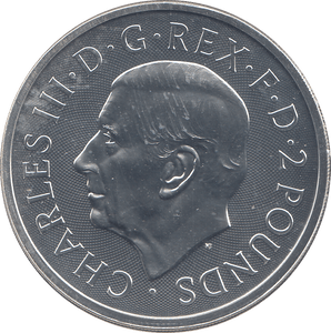 2024 SILVER 1OZ TWO POUNDS BRITANNIA AND LIBERTY ( BU ) - SILVER WORLD COINS - Cambridgeshire Coins