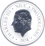 2024 SILVER 2 DOLLAR NIUE - SILVER WORLD COINS - Cambridgeshire Coins