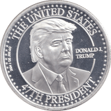2024 SILVER DONALD TRUMP 47TH PRESIDENT USA - SILVER WORLD COINS - Cambridgeshire Coins