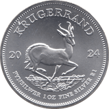 2024 SILVER KRUGERRAND 1OZ SOUTH AFRICA - SILVER WORLD COINS - Cambridgeshire Coins