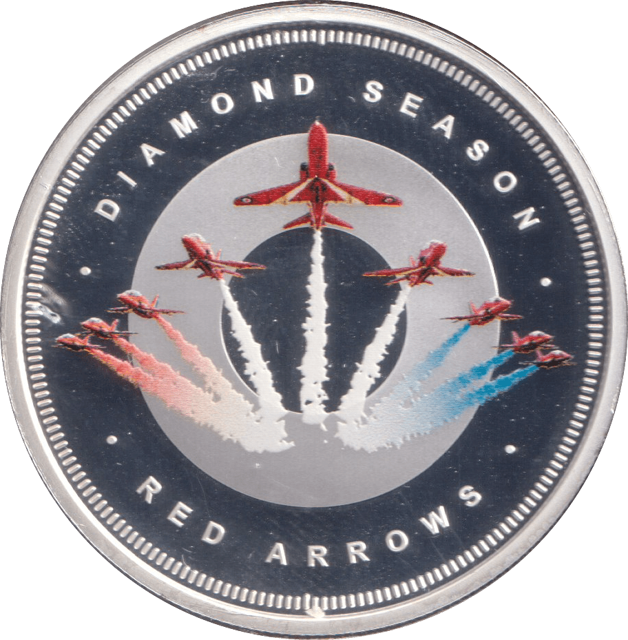2024 SILVER PLATED RED ARROWS MEDAL - MEDALS & MEDALLIONS - Cambridgeshire Coins