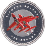 2024 SILVER PLATED RED ARROWS MEDAL - MEDALS & MEDALLIONS - Cambridgeshire Coins