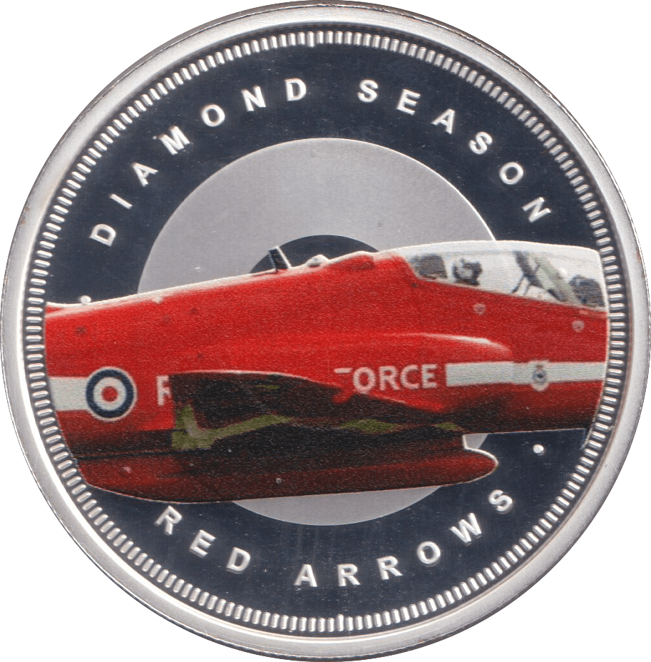 2024 SILVER PLATED RED ARROWS MEDAL - MEDALS & MEDALLIONS - Cambridgeshire Coins