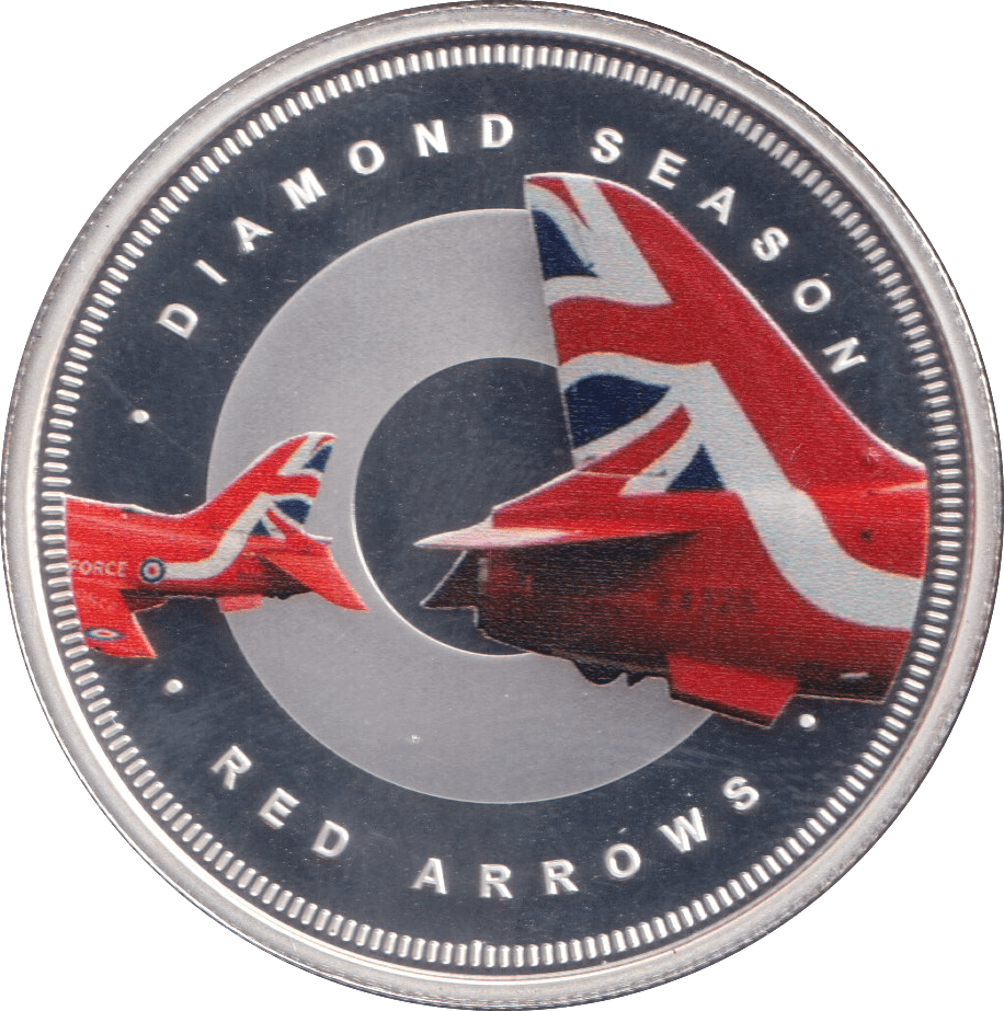 2024 SILVER PLATED RED ARROWS MEDAL - MEDALS & MEDALLIONS - Cambridgeshire Coins