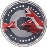 2024 SILVER PLATED RED ARROWS MEDAL - MEDALS & MEDALLIONS - Cambridgeshire Coins