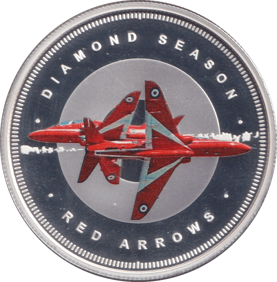 2024 SILVER PLATED RED ARROWS MEDAL - MEDALS & MEDALLIONS - Cambridgeshire Coins