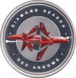 2024 SILVER PLATED RED ARROWS MEDAL - MEDALS & MEDALLIONS - Cambridgeshire Coins