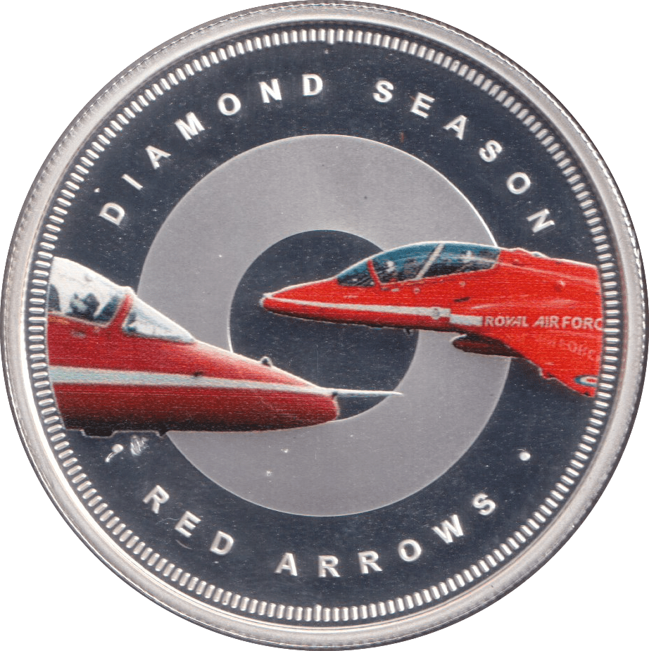 2024 SILVER PLATED RED ARROWS MEDAL - MEDALS & MEDALLIONS - Cambridgeshire Coins