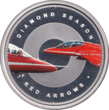 2024 SILVER PLATED RED ARROWS MEDAL - MEDALS & MEDALLIONS - Cambridgeshire Coins