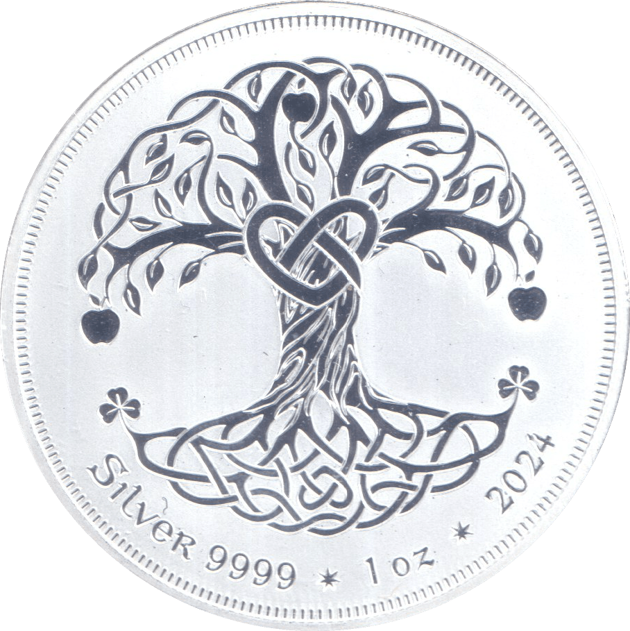 2024 SILVER PROOF 1OZ EIRE - SILVER WORLD COINS - Cambridgeshire Coins