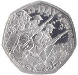 2024 SILVER PROOF 50P D - DAY - 50P Silver Proof - Cambridgeshire Coins