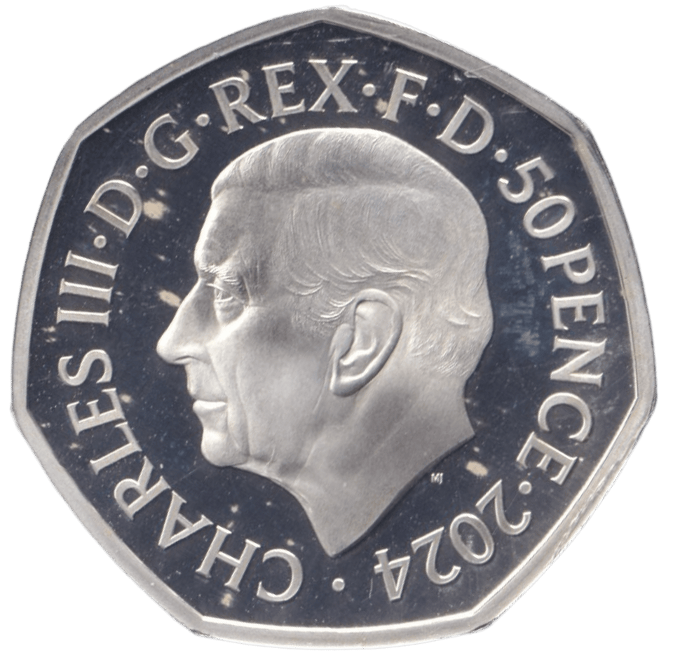 2024 SILVER PROOF 50P D - DAY - 50P Silver Proof - Cambridgeshire Coins