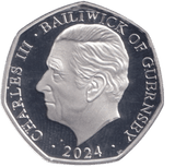 2024 SILVER PROOF 50P SNOWMAN BAILIWICK OF GUERNSEY - 50P REGIONAL ISSUES - Cambridgeshire Coins