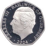 2024 SILVER PROOF 50P SNOWMAN BAILIWICK OF GUERNSEY - 50P REGIONAL ISSUES - Cambridgeshire Coins