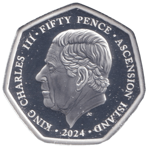 2024 SILVER PROOF ASCENSION ISLANDS JUNO - SILVER WORLD COINS - Cambridgeshire Coins