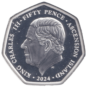 2024 SILVER PROOF ASCENSION ISLANDS SWORD - SILVER WORLD COINS - Cambridgeshire Coins