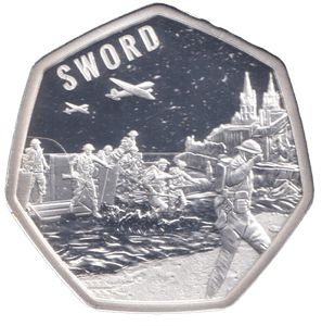 2024 SILVER PROOF ASCENSION ISLANDS SWORD - SILVER WORLD COINS - Cambridgeshire Coins