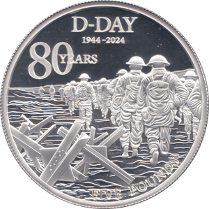2024 SILVER PROOF FIVE POUNDS ALDERNEY - SILVER WORLD COINS - Cambridgeshire Coins