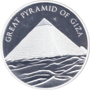 2024 SILVER PROOF GREAT PYRAMID OF GIZA 1/2 DIBEN - SILVER WORLD COINS - Cambridgeshire Coins
