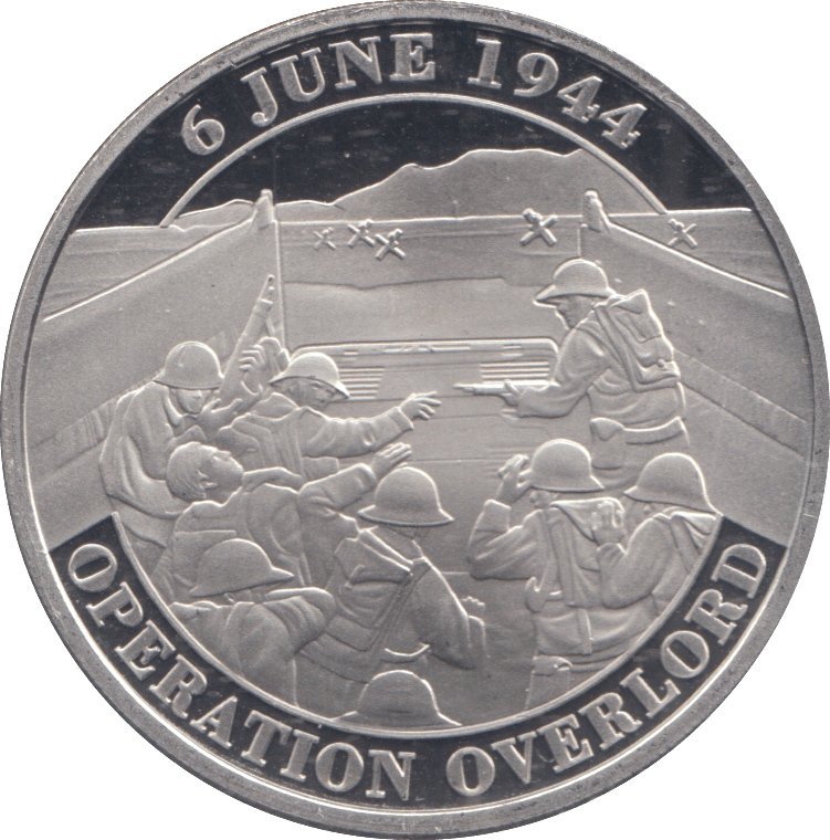 2024 SILVER PROOF HALF CROWN OPERATION OVERLORD - Silver Proof - Cambridgeshire Coins