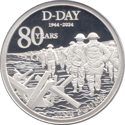 2024 SILVER PROOF ONE POUND ALDERNEY - SILVER WORLD COINS - Cambridgeshire Coins