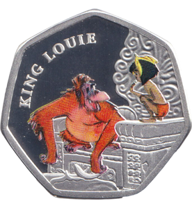 2024 SILVER PROOF PLATED KING LOUIE 50P TYPE COIN - WORLD COINS - Cambridgeshire Coins