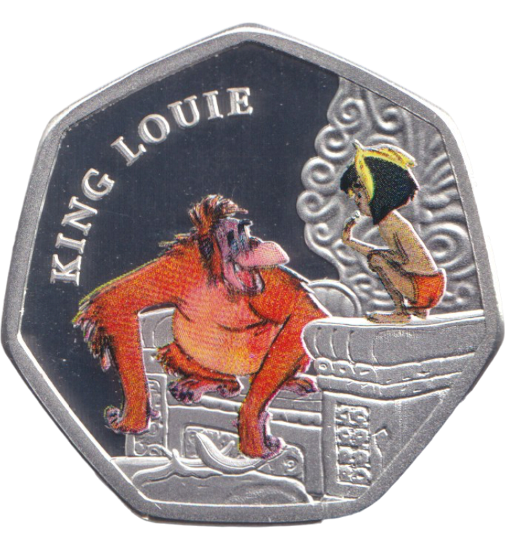 2024 SILVER PROOF PLATED KING LOUIE 50P TYPE COIN - WORLD COINS - Cambridgeshire Coins