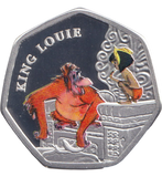 2024 SILVER PROOF PLATED KING LOUIE 50P TYPE COIN - WORLD COINS - Cambridgeshire Coins