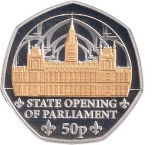 2024 SILVER PROOF STATE OPENING OF PARLIAMENT 50P - 50P REGIONAL ISSUES - Cambridgeshire Coins