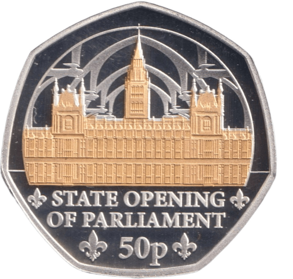 2024 SILVER PROOF STATE OPENING OF PARLIAMENT 50P - 50P REGIONAL ISSUES - Cambridgeshire Coins
