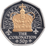2024 SILVER PROOF THE CORONATION 50P - 50P REGIONAL ISSUES - Cambridgeshire Coins